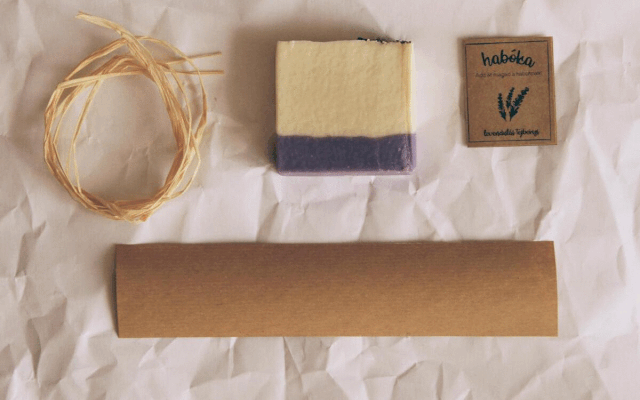 Kézműves szappanaink környezettudatos csomagolása