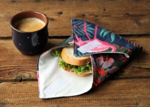 Flamingó mintás szendvics csomagoló